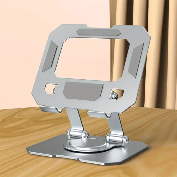 Tablet & Mobile Stand Adjustable, Foldable, And Portable Desk Mount With Cooling