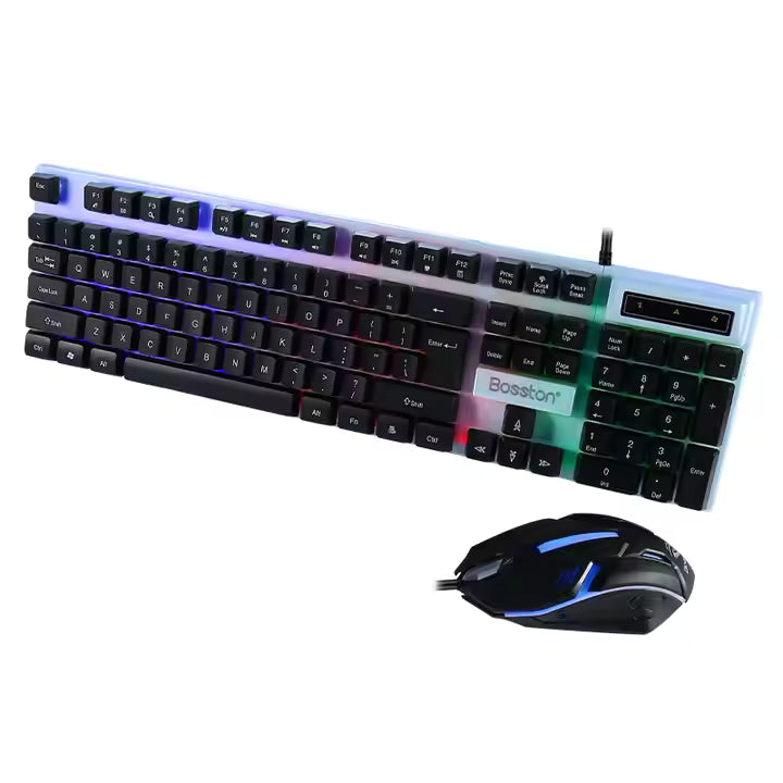Multi-Device Wireless Keyboard and Mouse Set Wireless Daul Model Keyboard Mouse Comb for Laptop PC Pad