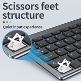 Multi-Device Wireless Keyboard and Mouse Set Wireless Daul Model Keyboard Mouse Comb for Laptop PC Pad