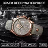 POEDAGAR 9898 Original Quartz Movement Three Pointers Fashion Wristwatch Luxury Luminous Hands Water Resistant for Men's Watches