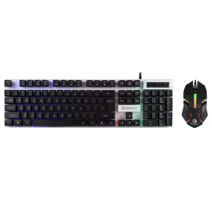 Customizable DPI Macro Gaming Mouse and Tactile Backlit Keyboard Set Enhance Your Workflow with Personalization Feel for Gamers