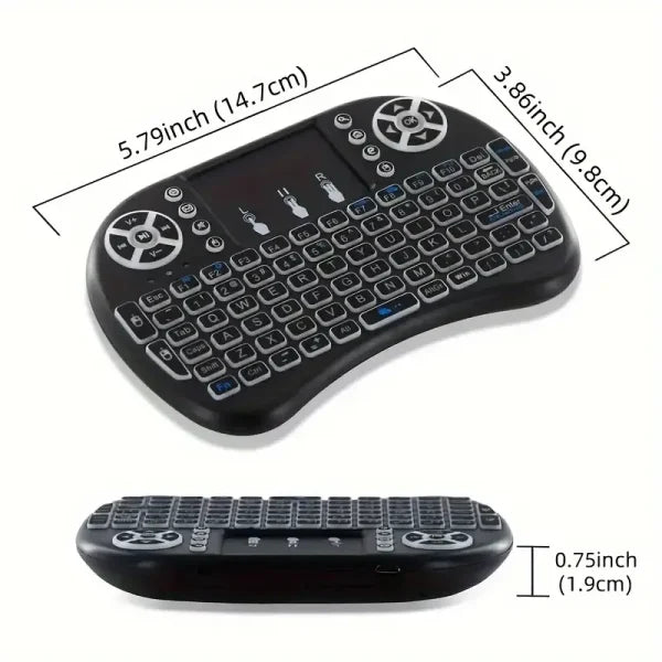 Mini Wireless Keyboard With Touchpad