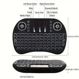 Mini Wireless Keyboard With Touchpad