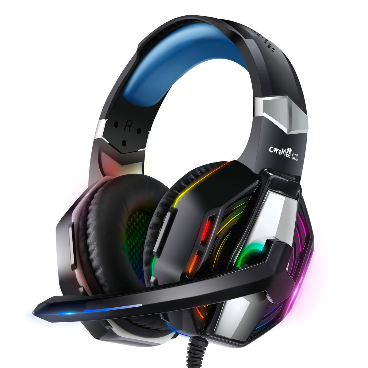 Microphone Ps4 Ps5 Headphones With Mic Best Seller Shipping 7.1 Earphone Rgb Gaming Headset