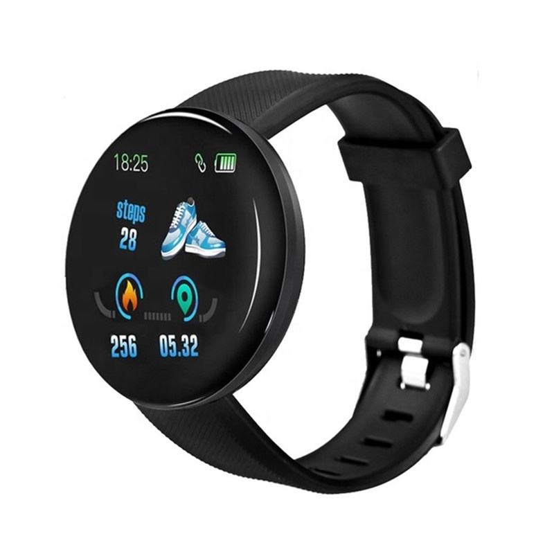 New D18 Smart Phone Watches Round Belt N76 Hw21 t 500 Ht99 M26 X8 D7 Pro Kw88 M16 Plus Shenzhen Smart Watch for Sport