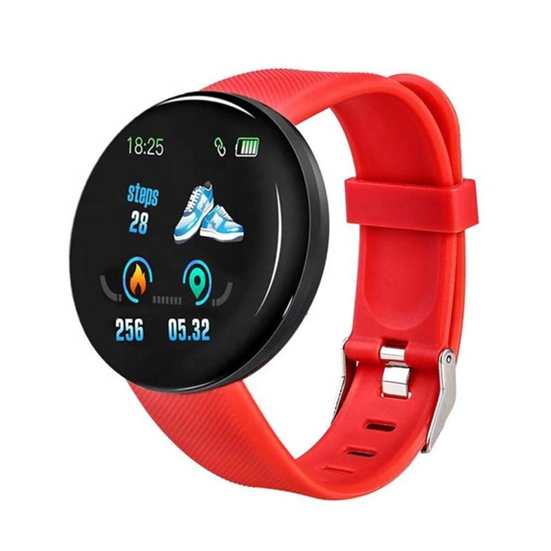 New D18 Smart Phone Watches Round Belt N76 Hw21 t 500 Ht99 M26 X8 D7 Pro Kw88 M16 Plus Shenzhen Smart Watch for Sport