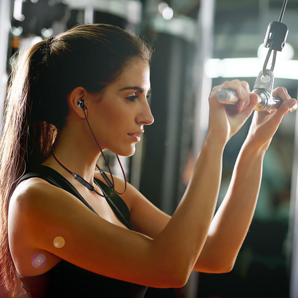 Sport Neck Band bluetooth Earphone Wireless with 8 Hours Working Time for Running