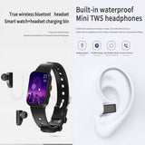 Relogio Smartwatch V22 Touch Button Activate Voice Assistant RTC Time Set Earphone Watch
