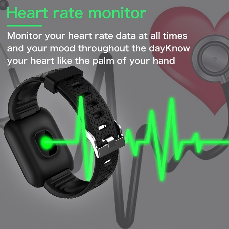 Smart Watch Wrist Band Bracelet Blood Pressure Sport Wristband Fitness Smart Watch