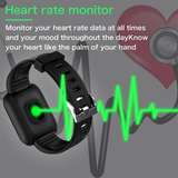Smart Watch Wrist Band Bracelet Blood Pressure Sport Wristband Fitness Smart Watch