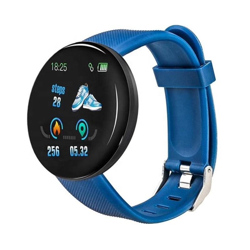 New D18 Smart Phone Watches Round Belt N76 Hw21 t 500 Ht99 M26 X8 D7 Pro Kw88 M16 Plus Shenzhen Smart Watch for Sport