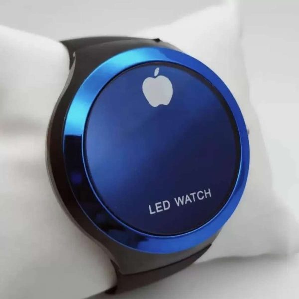 Digital Watch With Apple Logo For both Men And Women