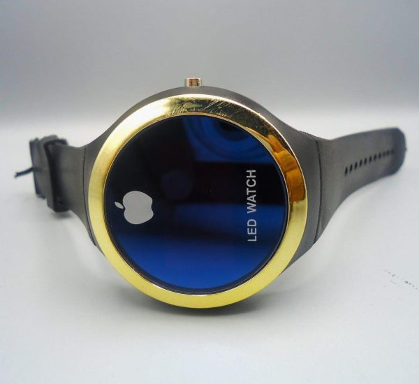 Digital Watch With Apple Logo For both Men And Women
