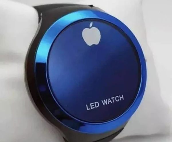 Digital Watch With Apple Logo For both Men And Women