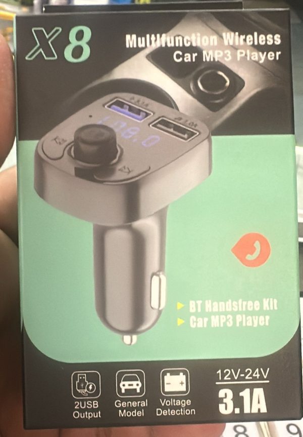Multifunctional Car Mp3 Player X8 | Car Wireless Fm Transmitter